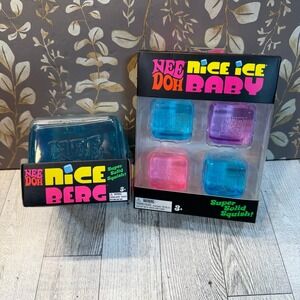 NeeDoh NiceBerg AND Nice Ice Baby 4 pack